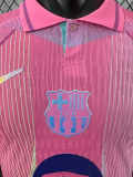 25-26 BAR Pink Special Edition Player Version Training Shirts (有领)