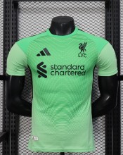 25-26 LIV Green Goalkeeper Player Version Soccer Jersey
