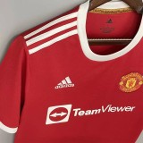 21-22 Man Utd 1:1 Home Fans Soccer Jersey