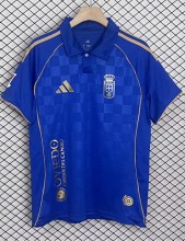 25-26 Real Oviedo Home Fans Soccer Jersey