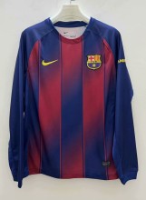 25-26 BAR Home Long Sleeve Fans Soccer Jersey*空白版