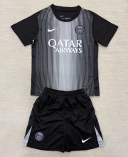 25-26 PSG GoalKeeper Kids Soccer Jersey
