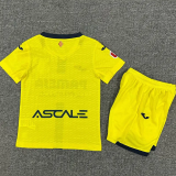 25-26 Villarreal Home Kids Soccer Jersey