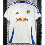 24-25 Leeds United Home Print Champions #25 amt Fans Soccer Jersey
