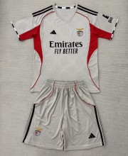 25-26 Benfica Away Kids Soccer Jersey