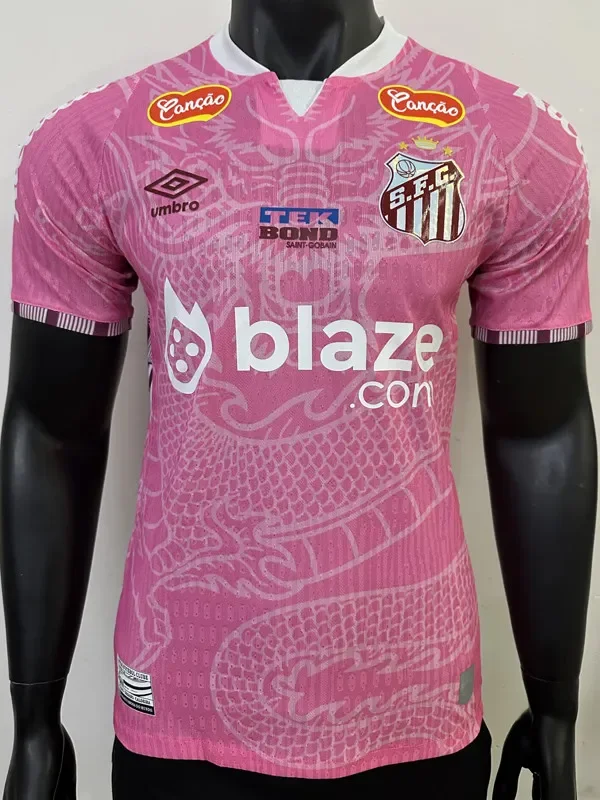 25-26 Santos FC Pink Special Edition Player Version Training Shirts