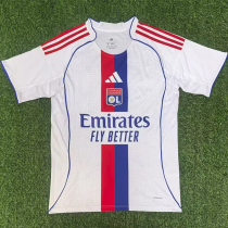 25-26 Lyon Home Fans Soccer Jersey
