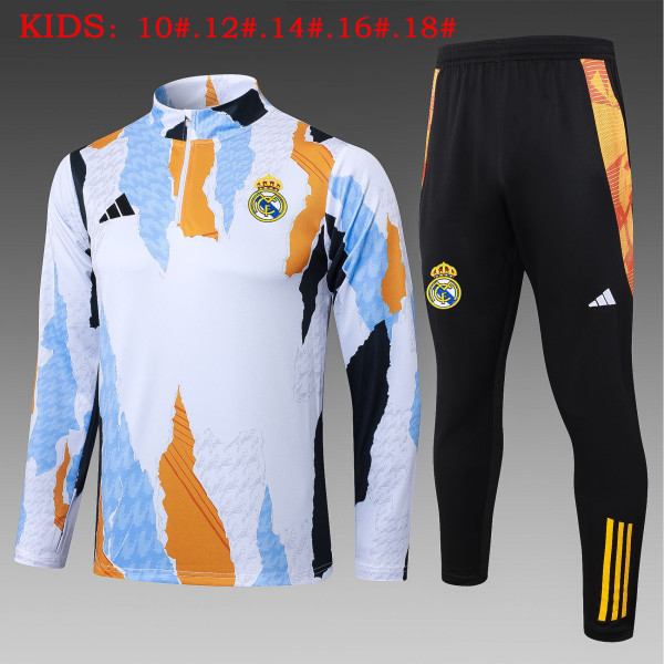 24-25 RMA High Quality Kids Half Pull Tracksuit