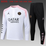 24-25 PSG High Quality Kids Half Pull Tracksuit