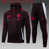 24-25 Bayern High Quality Kids Hoodie Jacket Tracksuit