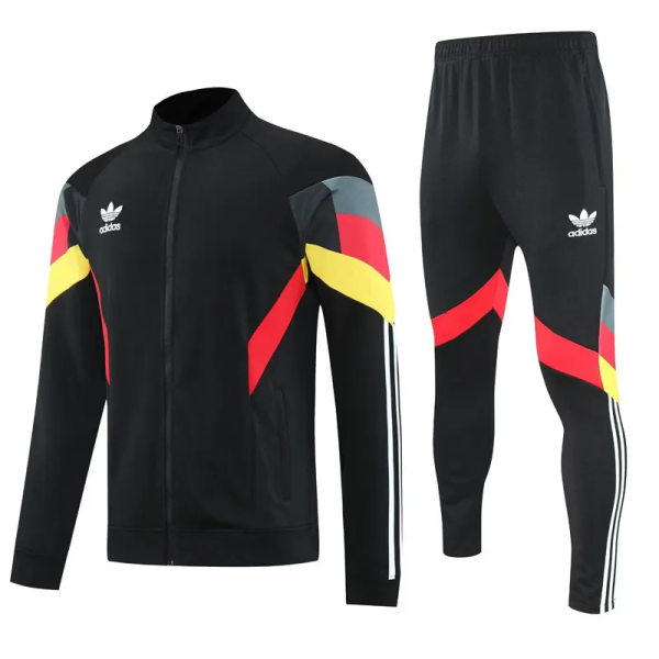 2025 AD Black Jacket Tracksuit