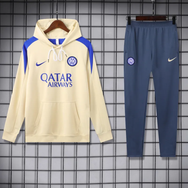 24-25 INT Khaki Hoodie Tracksuit (卫衣套装)