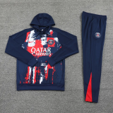 24-25 PSG Royal Blue Hoodie Tracksuit (卫衣套装)