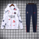 24-25 PSG White Hoodie Tracksuit (卫衣套装)
