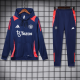 24-25 Man Utd Royal blue Hoodie Tracksuit (卫衣套装)