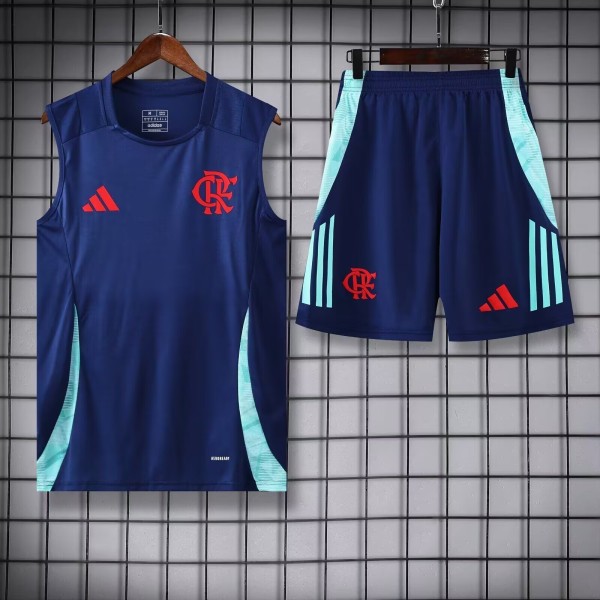 25-26 Flamengo High Quality Kids Tank Top And Shorts Suit