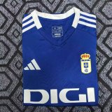 24-25 Real Oviedo Home Fans Soccer Jersey