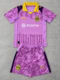 25-26 Dortmund Pink Goalkeeper Adult Suit 1:1 Thai Quality