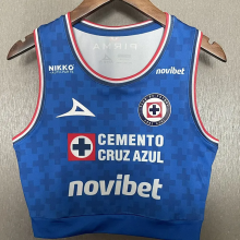 25-26 Cruz Azul Home Women Yoga Vest 1:1 Thai Quality(女)