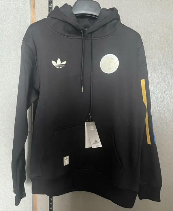 24-25 Colombia Black Hoody 黑色(加绒)