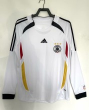 2006 Germany Home Long sleeves Retro Soccer Jersey