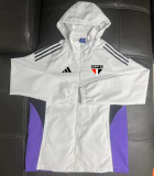 25-26 Sao Paulo White Windbreaker