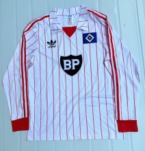 1982-1983 Hamburger Home Long sleeves Retro Soccer Jersey