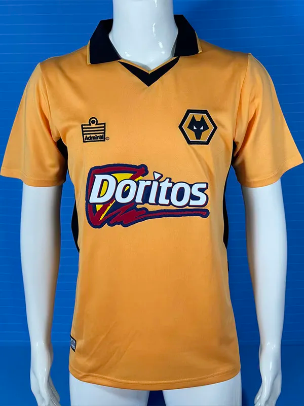 2002-2003 Wolves Home Retro Soccer Jersey