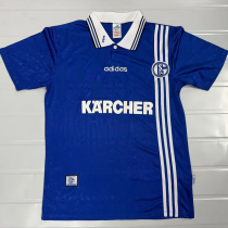 1996-1997 Schalke 04 Home Retro Soccer Jersey