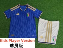 25-26 Italy Home Player Version Kids Soccer Jersey (球员童装)