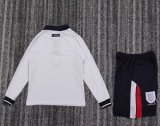 2007-2008 England Home Long sleeves Retro Kids Soccer Jersey