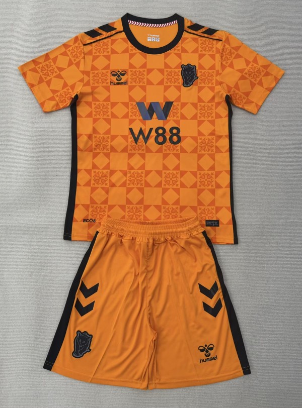 25-26 Sunderland Orange GoalKeeper Adult Suit