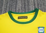 1970 Brazil Home Retro Kids Soccer Jersey