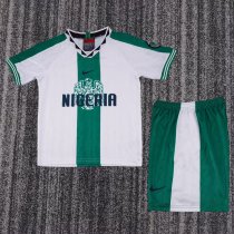 1996 Nigeria Away Retro Kids Soccer Jersey