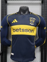 25-26 Boca Juniors Home Long sleeves Player Version Soccer Jersey 25-26 Boca Juniors Home Long sleeves Player Version Soccer Jersey