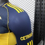 25-26 Boca Juniors Home Long sleeves Player Version Soccer Jersey