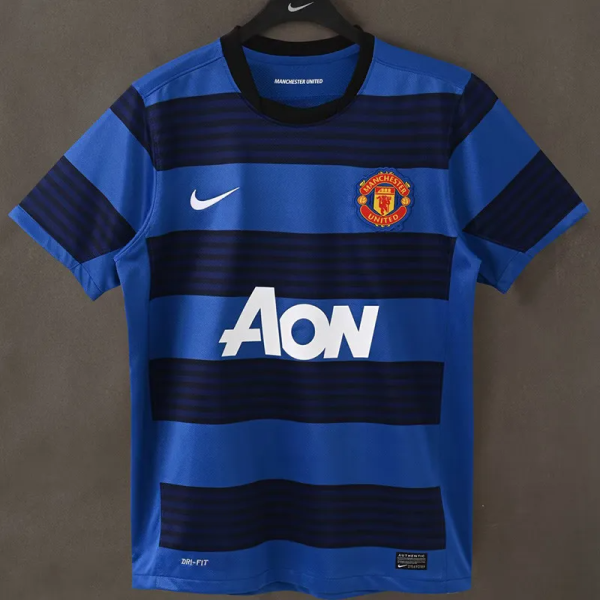 2011-2012 Man Utd Away Retro Soccer Jersey