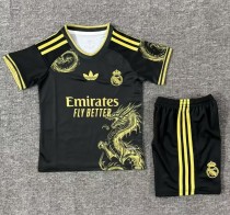 25-26 RMA Black Special Edition Kids Soccer Jersey 25-26 RMA Black Special Edition Kids Soccer Jersey