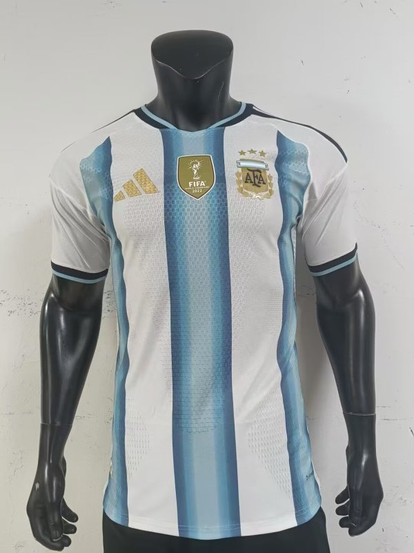 2026 World Cup Argentina Home Player Version Soccer Jersey