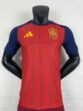 2026 World Cup Spain Home Player Version Soccer Jersey