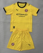 25-26 Girona Away Kids Soccer Jersey