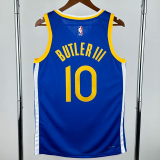 22-23 WARRIORS BUTLERIII #10 Blue Top Quality Hot Pressing NBA Jersey (V领)
