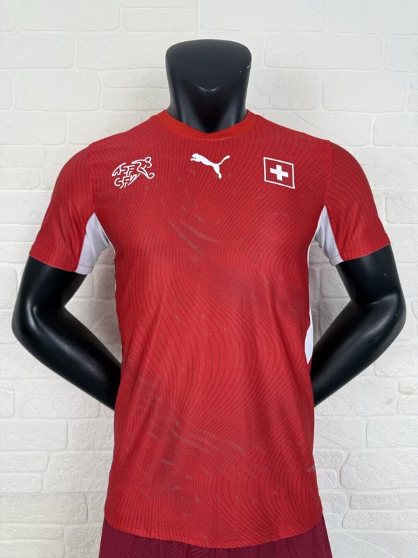 2026 Switzerland Home Player Version Soccer Jersey