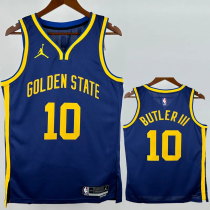 22-23 WARRIORS BUTLERIII #10 Blue Top Quality Hot Pressing NBA Jersey (Trapeze Edition) 飞人版