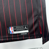 25-26 BULLS LAVINE #8 Black Top Quality Hot Pressing NBA Jersey (Trapeze Edition) 飞人版