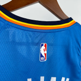 22-23 OKC Thunder WILLIAMS #8 Blue Top Quality Hot Pressing NBA Jersey
