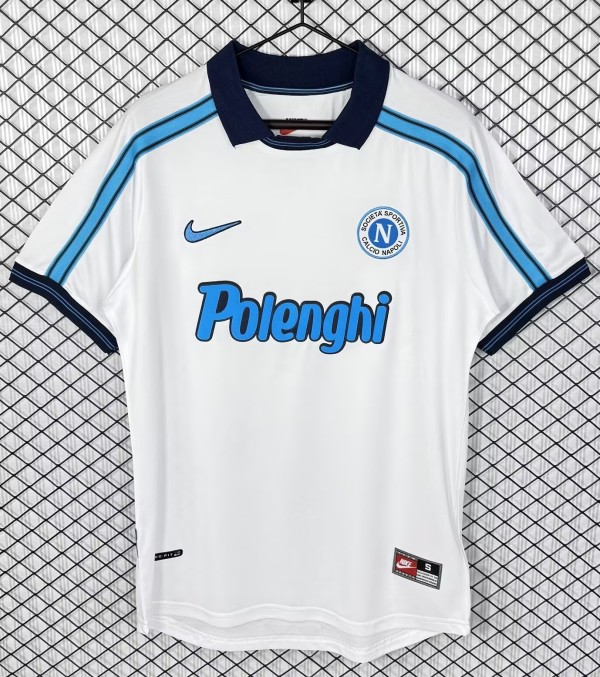 1998-1999 Napoli Away Retro Soccer Jersey