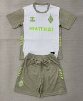 25-26 Werder Bremen Away Kids Soccer Jersey 25-26 Werder Bremen Away Kids Soccer Jersey