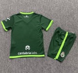 25-26 Racing de Santander Away Kids Soccer Jersey