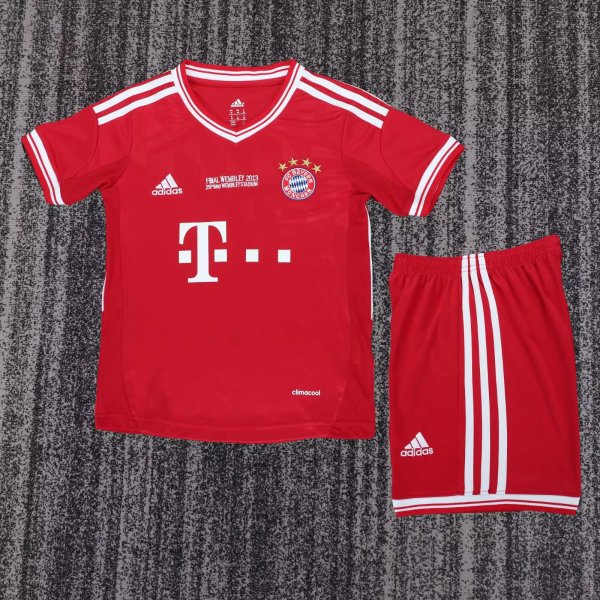 2013-2014 Bayern Home Retro Kids Soccer Jersey